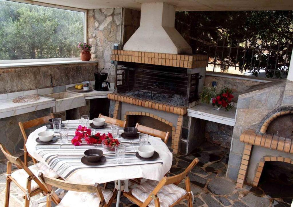 Blue Diamond Villa Schinias Exterior foto